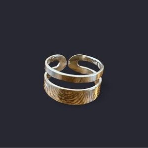 Silver Adjustable ring